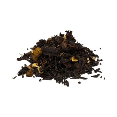 Té helado de melocotón con té negro chino y Assam