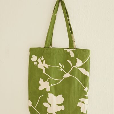 Tote Bag Green Silhouette