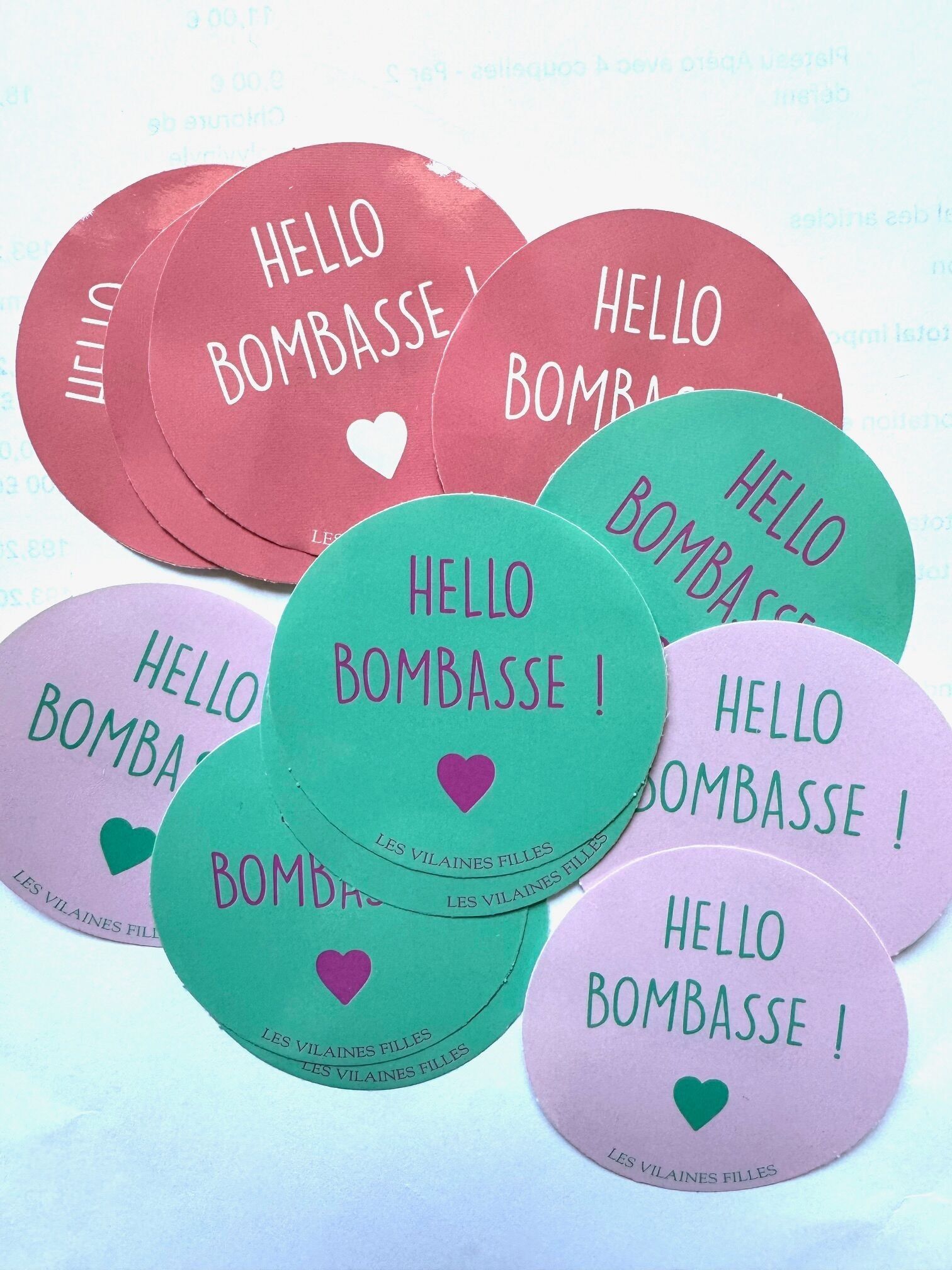 Les Vilaines Filles - Asciugamano Da Spiaggia Bombasse 90x180 Cm - Rosa Con Slogan - 88% Poliestere 12% Poliammide