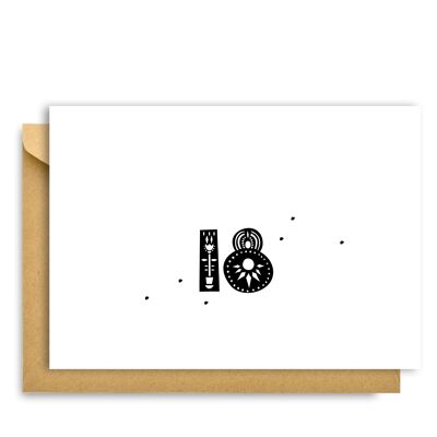 Carte d'anniversaire style nordique, carte de vœux Hygge Cards C6 – Simplicité et convivialité scandinaves pour les amoureux du minimalisme, de la nature et des plaisirs simples