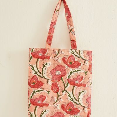 Strawberry Flowers Tote Bag