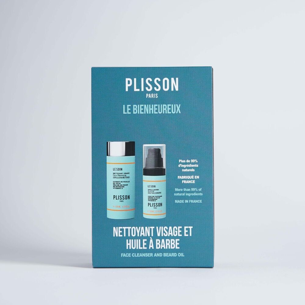 Duo Le Bienheureux - Nettoyant visage & Huile à barbe