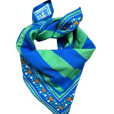 Baby Child Scarf STRIPE meadow 50 CM