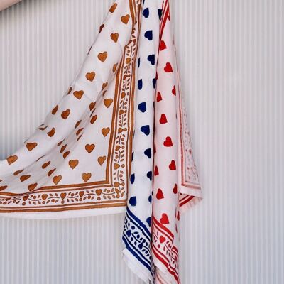 Foulard Adulte Love Cherry 100 cm