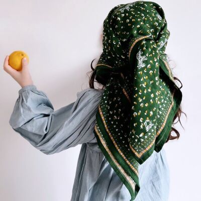 Foulard Adulte Zebra Gazon