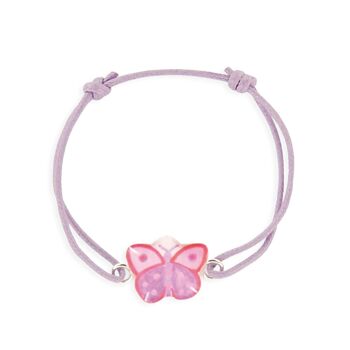 Bijoux Enfants Filles - Bracelet lacet papillon 1