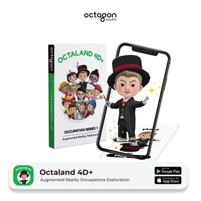 Carte di realtà aumentata Octaland 4D+