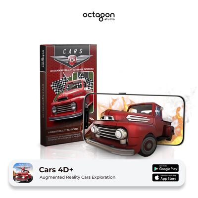 Tarjetas de realidad aumentada de Cars 4D+
