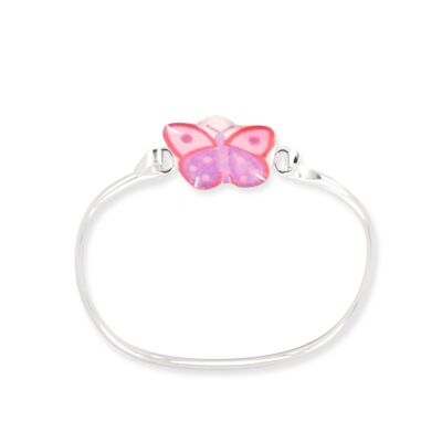 Children's Girls Jewelry - Butterfly bangle bracelet