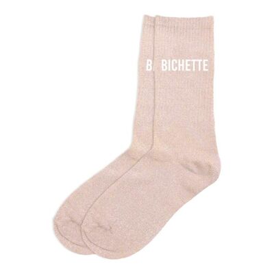 Calcetines de lentejuelas Bichette, regalo para mujeres, niñas, cumpleaños, Navidad, San Valentín.