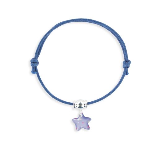 Bijoux Enfants Filles - Bracelet lacet breloque étoile