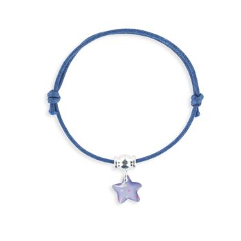 Bijoux Enfants Filles - Bracelet lacet breloque étoile 1
