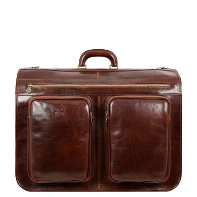 Borsa porta abiti in pelle - The Big Sleep