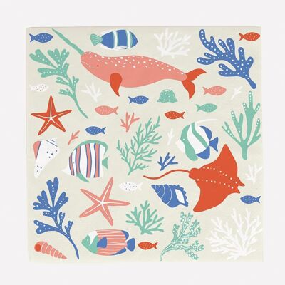 20 servilletas de papel: Sirena
