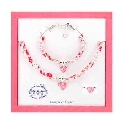 Gioielli per bambine e ragazze - Scatola cuore Liberty
