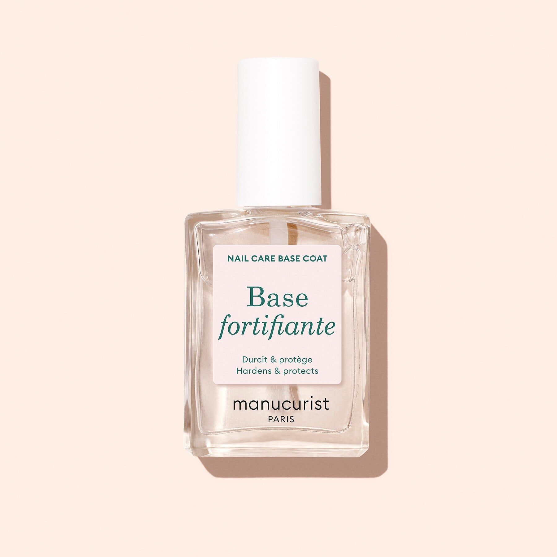 Nail care polish, strengthening base