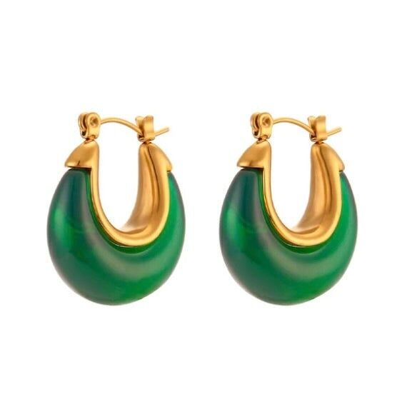 Annabelle Green Earrings