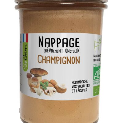 NAPPAGE CHAMPIGNON - Sauce blanche au lait de chèvre