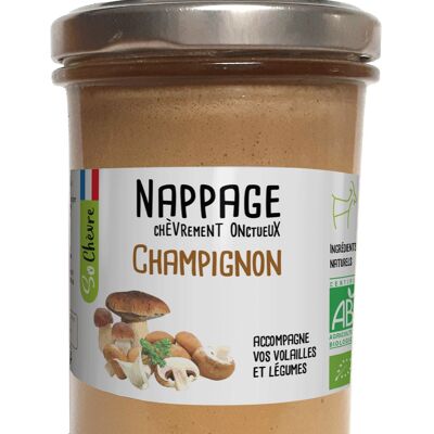 NAPPAGE CHAMPIGNON - Sauce blanche au lait de chèvre