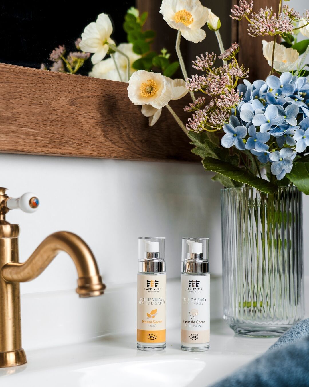 Crema Viso Biologica - Anti-Età - Profumo Fiore di Cotone