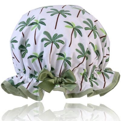 Cuffia da doccia con palme