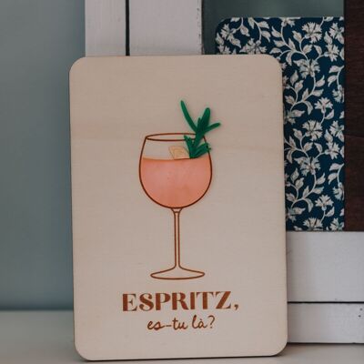 Wooden poster: Cocktails
