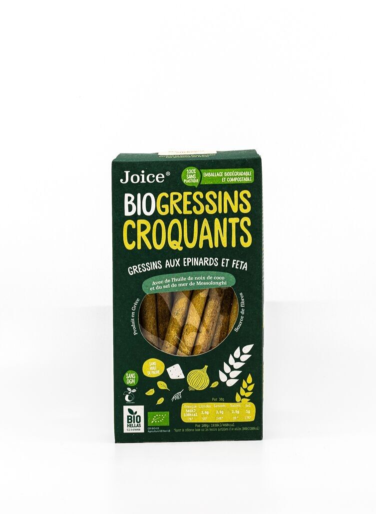 Grissini con feta e spinaci - biologici