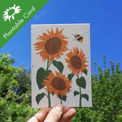 Sunflowers - Plantable Greetings Card