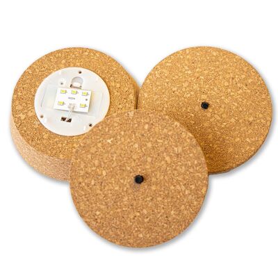 Bouchon avec led - Bouchon pour terrarium avec lumière - 3 tailles disponibles