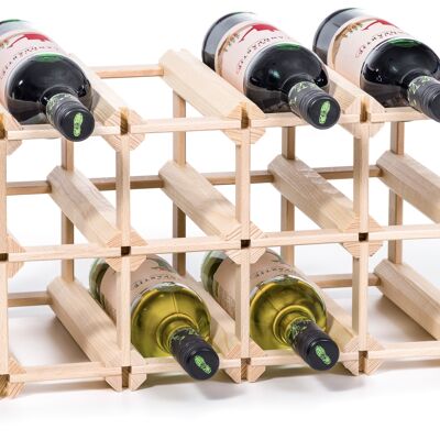 Wine rack for 12 bottles