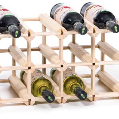 Wine rack for 12 bottles