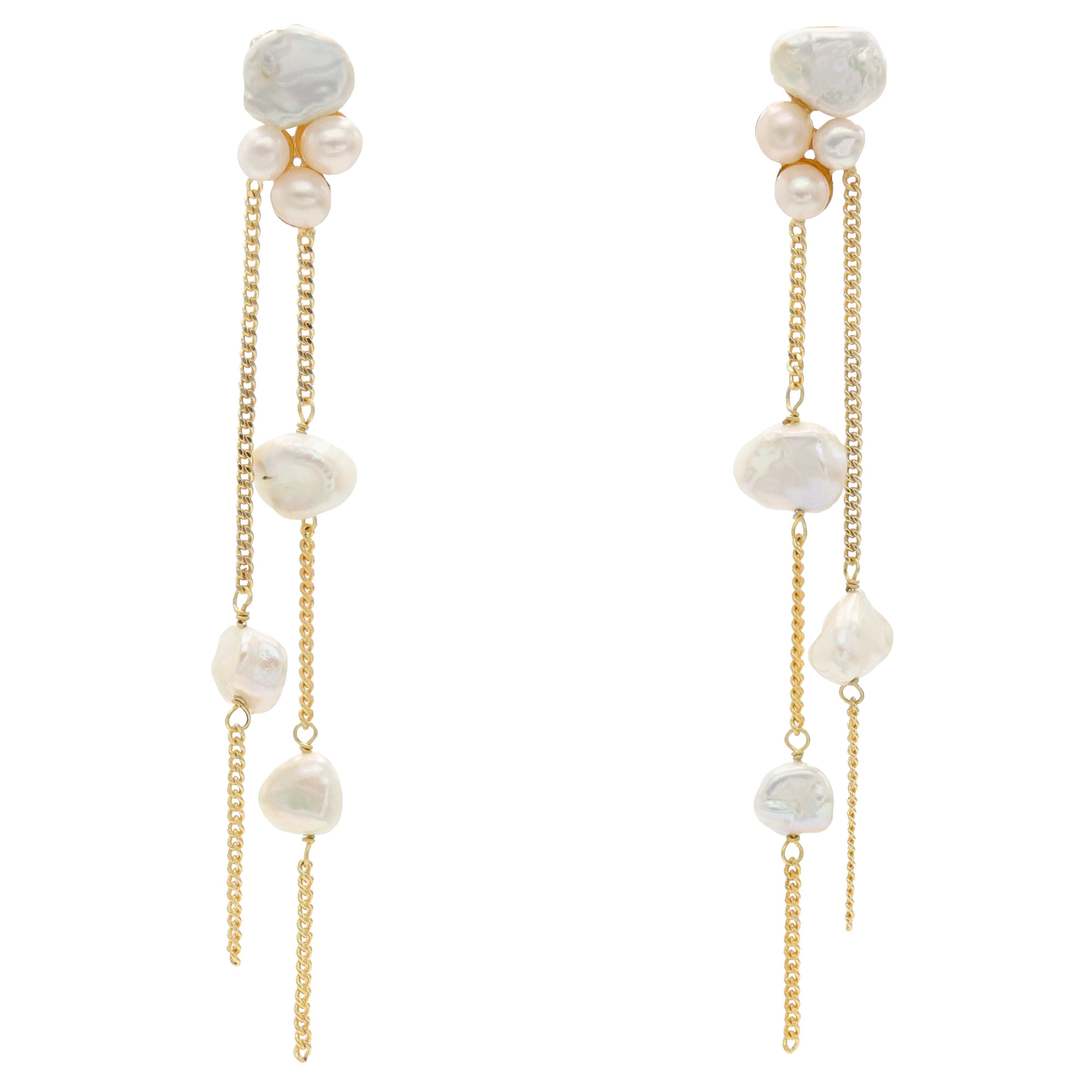 Cascata Perlenohrringe