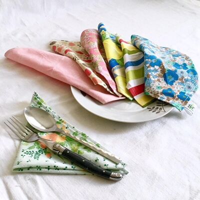 Serviettes de table par lot de 4