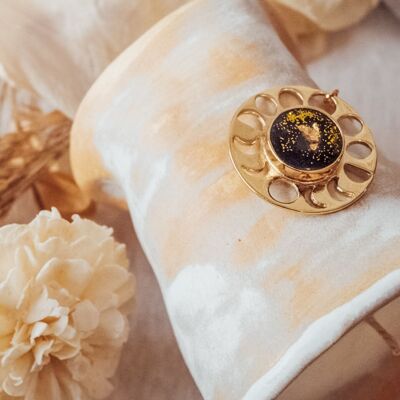 Collana olfattiva Luna Rota, versione oro, venduta singolarmente