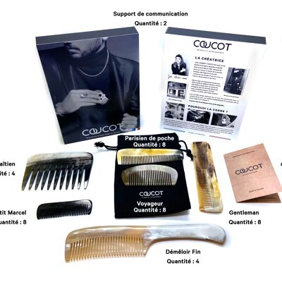 Coucot best-selling "Starter Pack Classic combs" selection