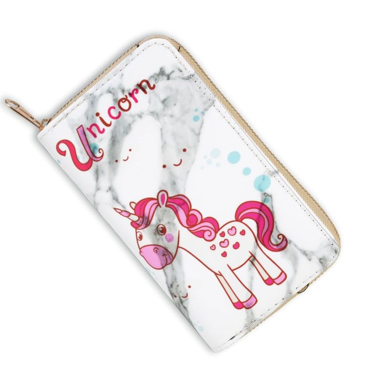 [ PG26-6 ] Portafoglio in marmo Love Unicorn
