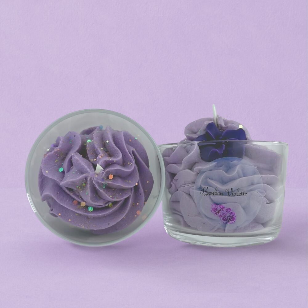 Bougie 150ml - Bonbon Violette