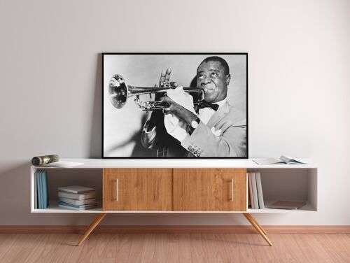 Poster Louis Armstrong - Jazz