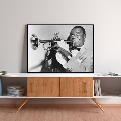 Affiche Louis Armstrong - Jazz