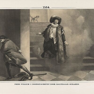 Poster Assassinio di Guglielmo d'Orange - Storia