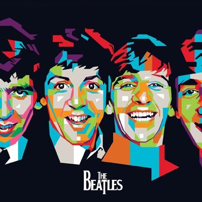 Affiche Beatles - Pop Art