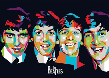 Affiche Beatles - Pop Art 1