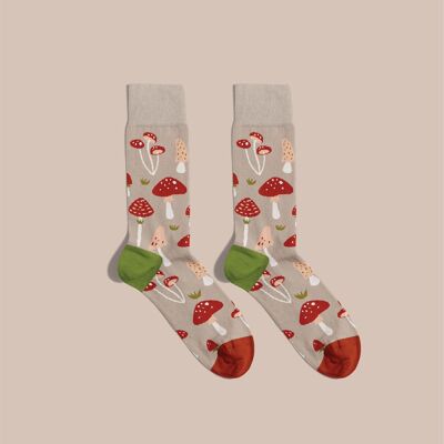 Mushroom Socks | nature lover socks | quirky socks | colourful socks | woodland lover socks |