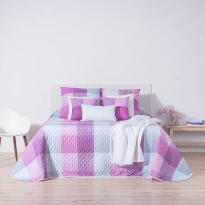 Colcha entretiempo reversible Bath Lila