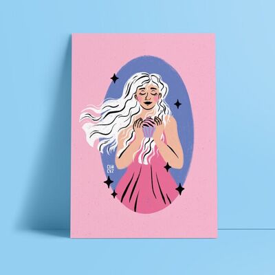 Dulce dama | Póster de pastelería, cocina, amor, pastel, mujer
