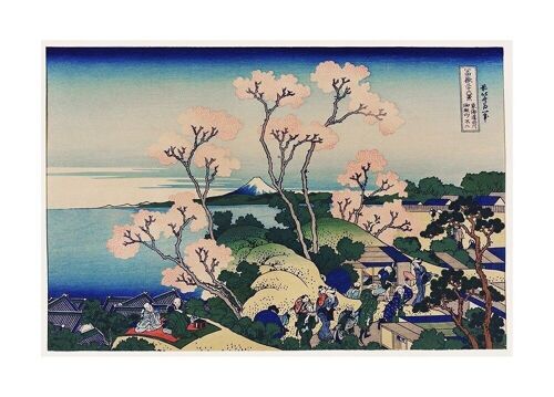 Poster Hokusai - Goten-Yama Hill