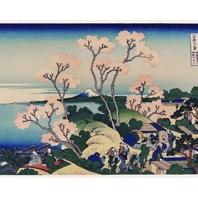 Poster Hokusai - Goten-Yama-Hügel