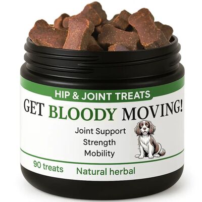 Snack per fianchi e articolazioni per cani, adatti a età, mobilità, forza e articolazioni (naturali a base di erbe)