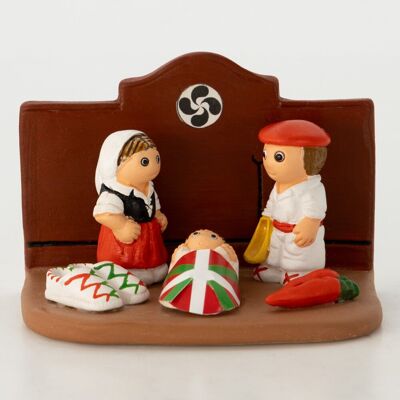 Crèche artisanale, Pays Basque, produit équitable