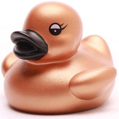Badeente- Mini - gold - Gummiente